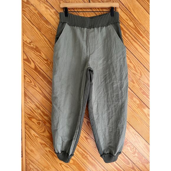ZARA Nylon Distressed Jogger Pant - Picture 1 of 7